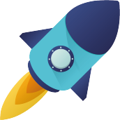 Image of cartoon rocket